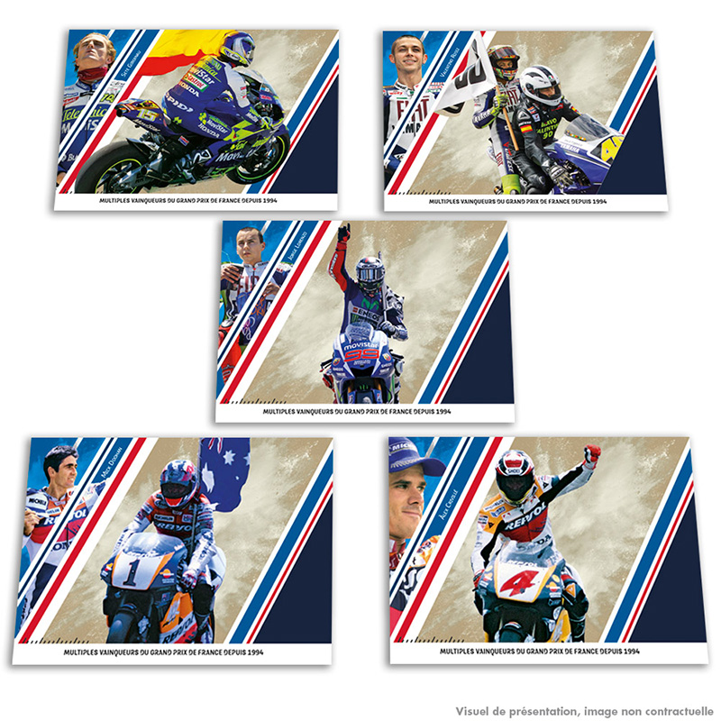 Moto Gp Le Mans Trading Cards Collector Box 50 Cartes