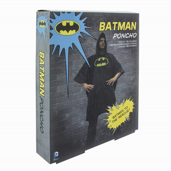 DC Poncho Batman Taille Unique