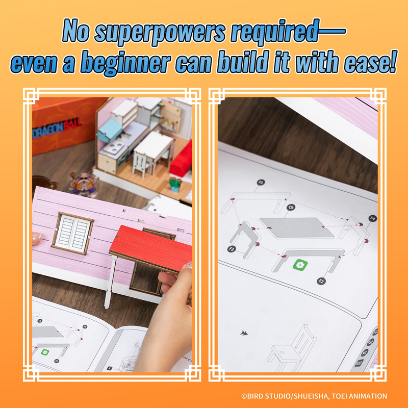 DBZ Dragon Ball Puremind Wooden Kit Kame House