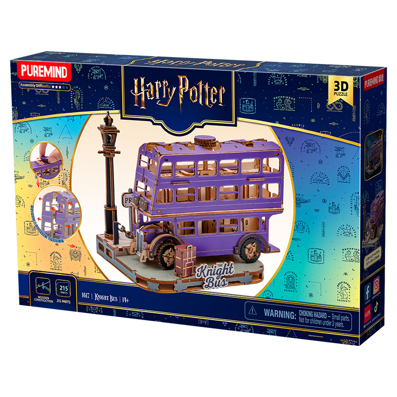 Harry Potter Puremind Wizarding Diorama Series Knight Bus