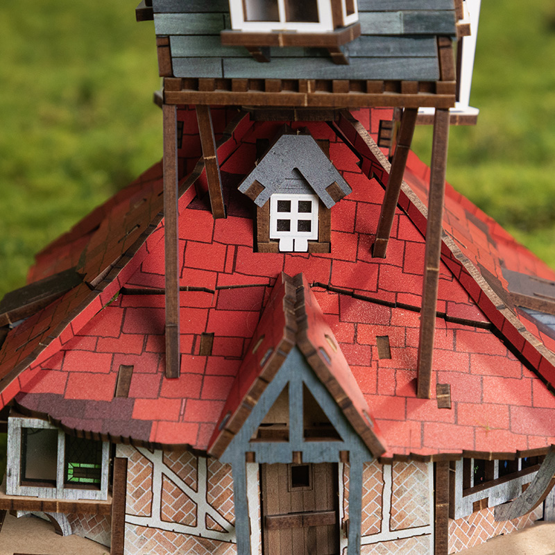 Harry Potter Puremind Wizarding Diorama Series The Burrow