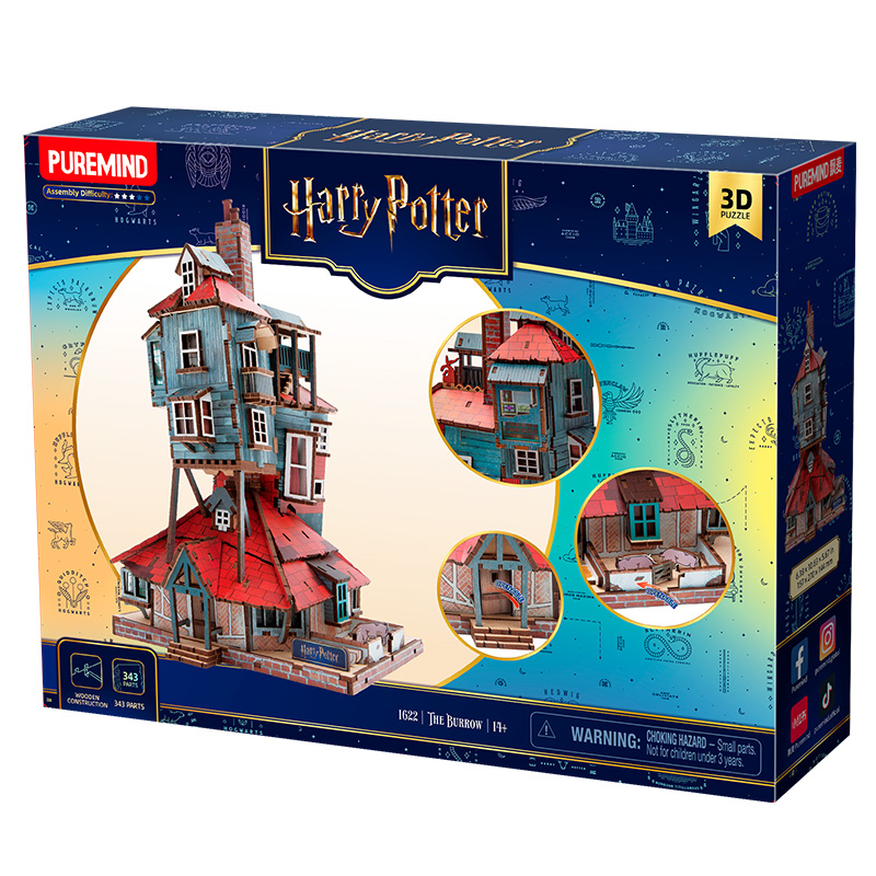 Harry Potter Puremind Wizarding Diorama Series The Burrow