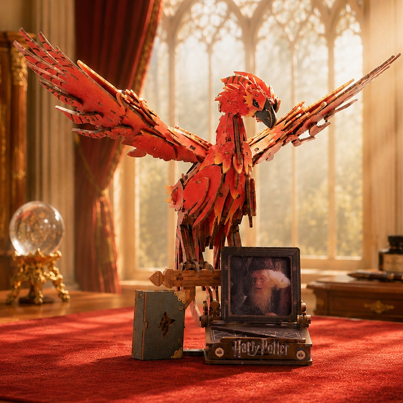 Harry Potter Puremind Wizarding Diorama Series Fawkes
