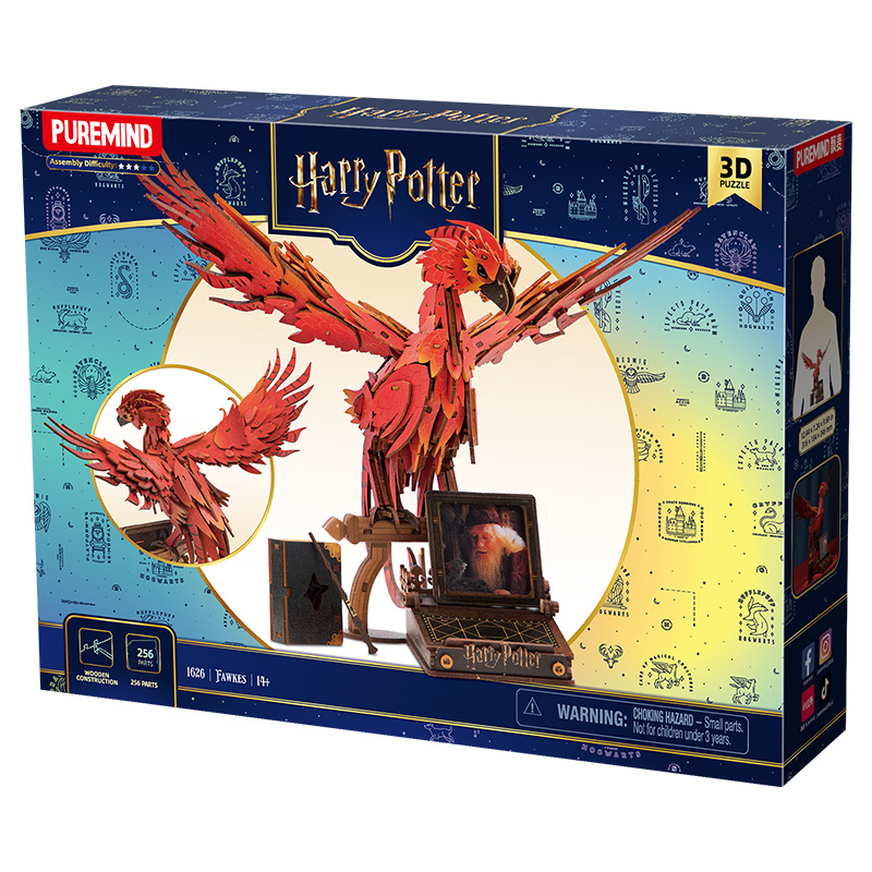 Harry Potter Puremind Wizarding Diorama Series Fawkes
