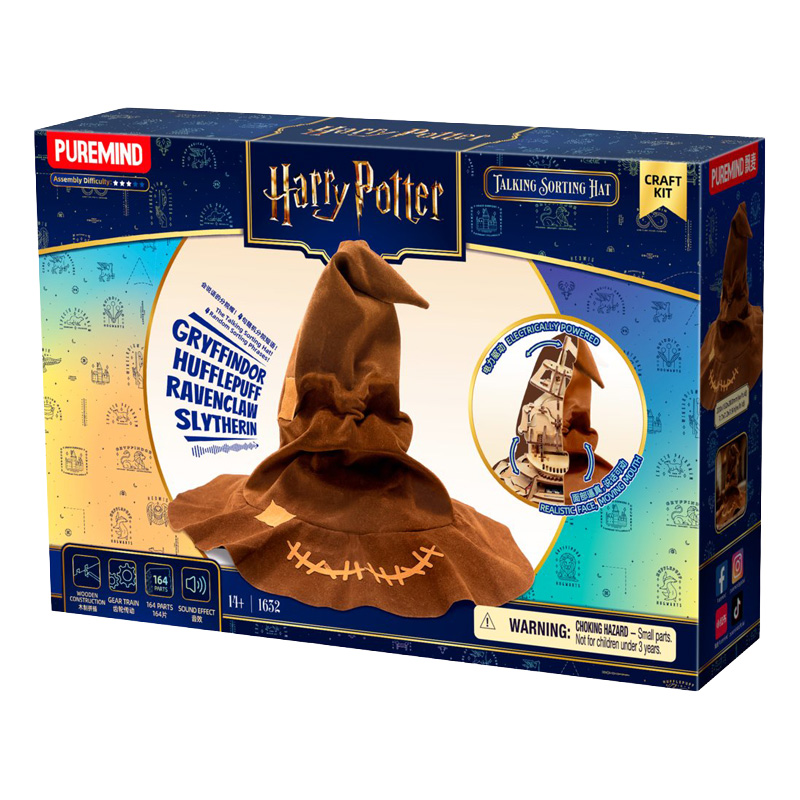 Harry Potter Puremind Wooden Magic Collectibles Talking Sorting Hat
