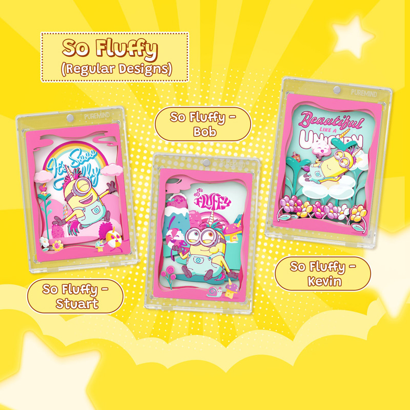 Minions Puremind Wooden Mini Art Magnetic Case Blind Box Asst 10pcs