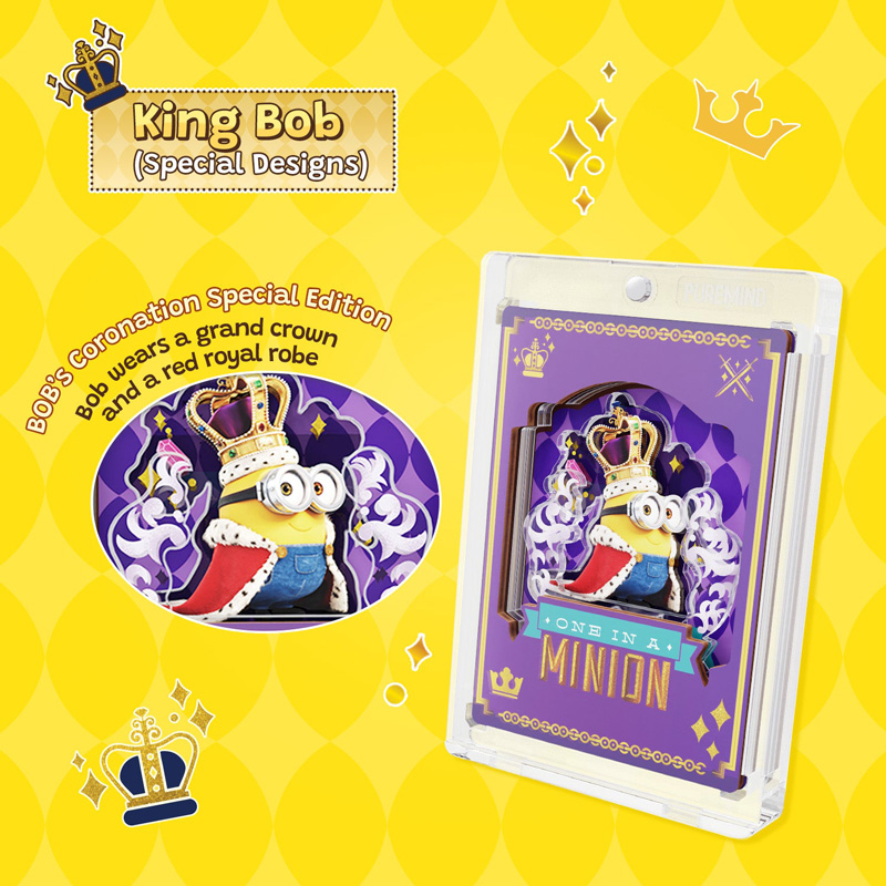 Minions Puremind Wooden Mini Art Magnetic Case Blind Box Asst 10pcs
