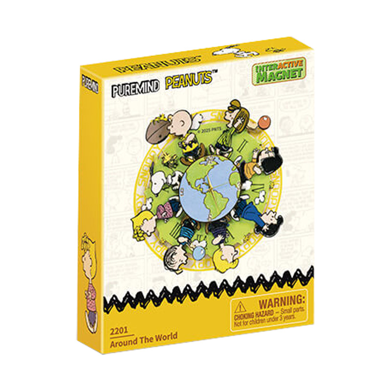 Snoopy Puremind Interactive Magnet Snoopy Around The World