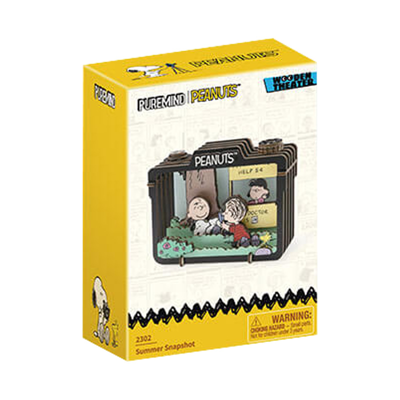 Snoopy Puremind Wooden Theater Snoopy Summer Snapshot
