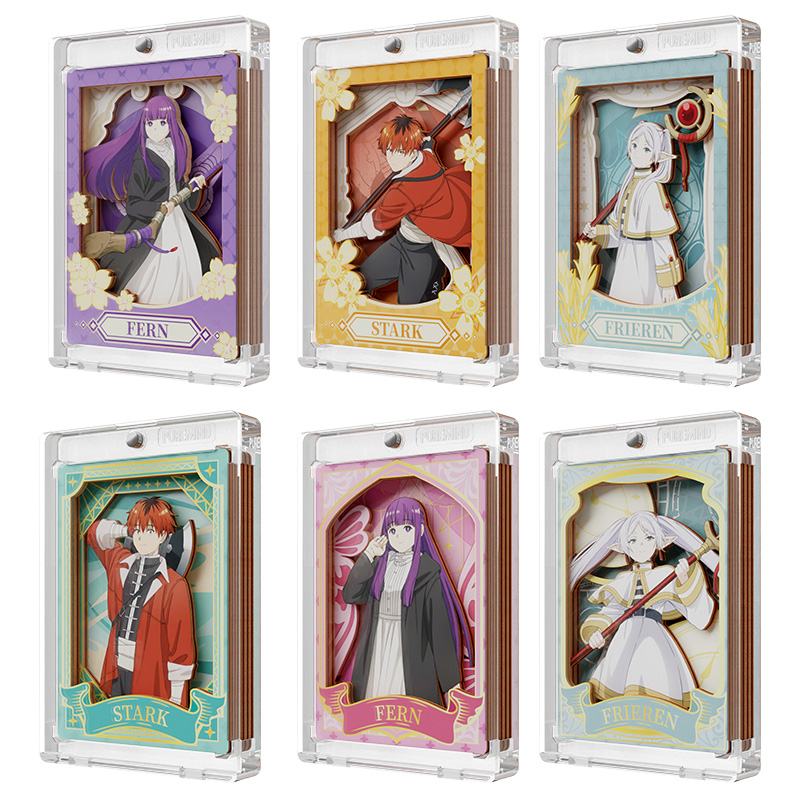 Frieren Puremind Mini Wooden Art Magnetic Case Blind Box Asst 10pcs