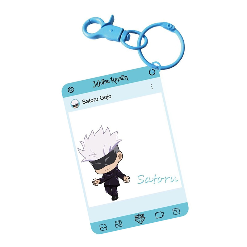 Jujutsu Kaisen Puremind Acrylic Clear Card Keychain Blind Box Asst 6pcs