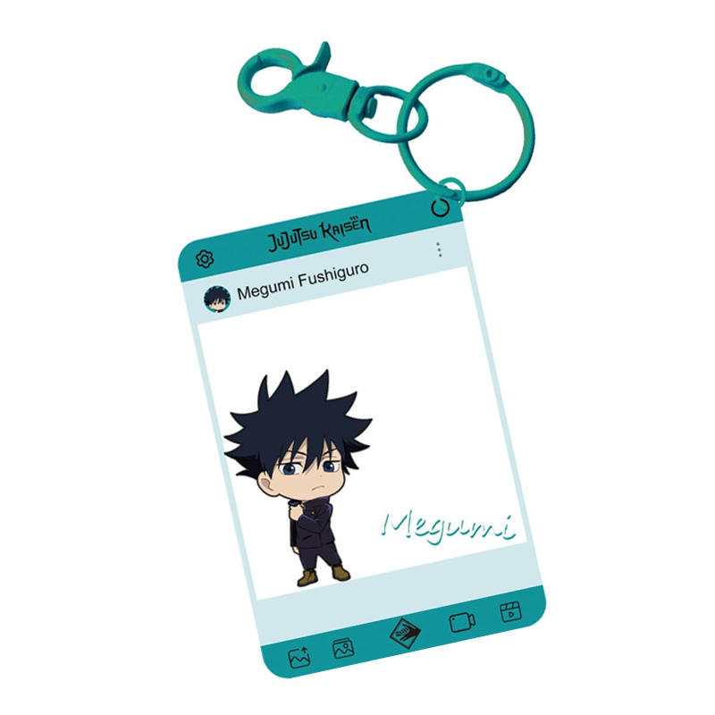 Jujutsu Kaisen Puremind Acrylic Clear Card Keychain Blind Box Asst 6pcs