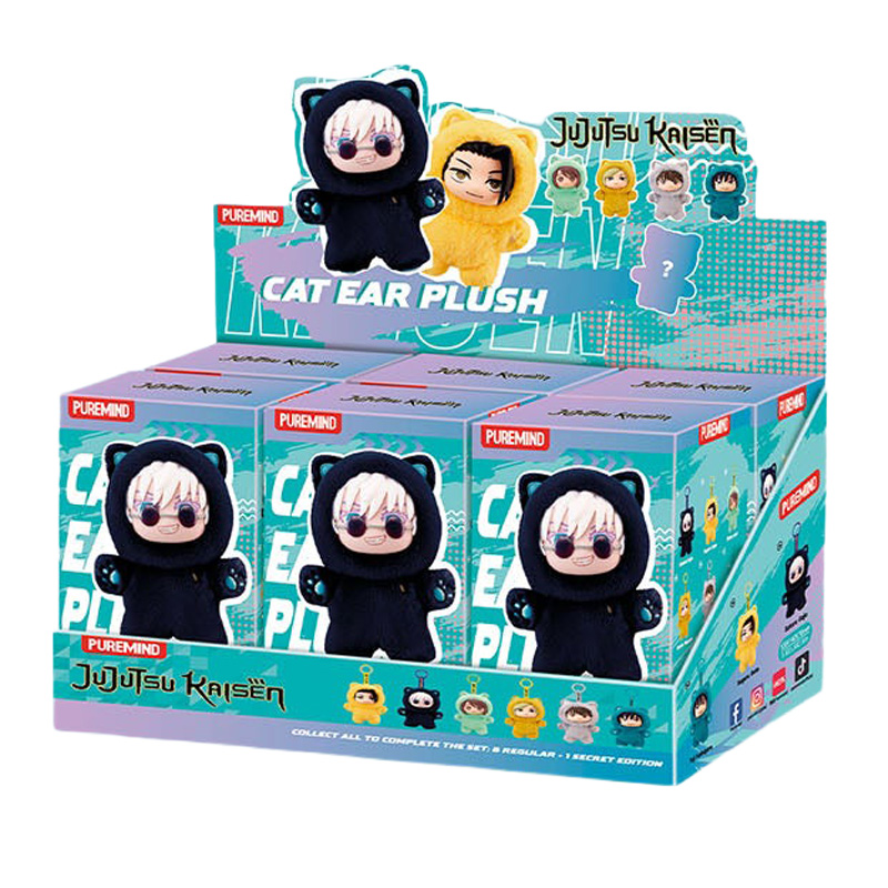 Jujutsu Kaisen Puremind Cat Ear Plush Blind Box Asst 6pcs