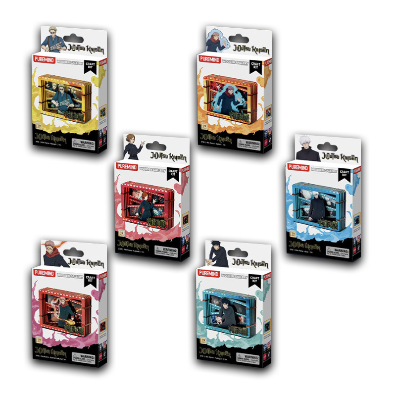 Jujutsu Kaisen Puremind Wooden Gallery Taille S Blind Box Asst 6pcs
