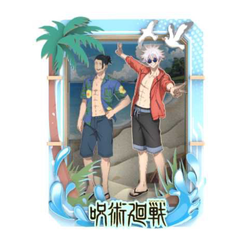 Jujutsu Kaisen Puremind Wooden Gallery Taille M Blind Box Summer Breeze Asst 4pcs