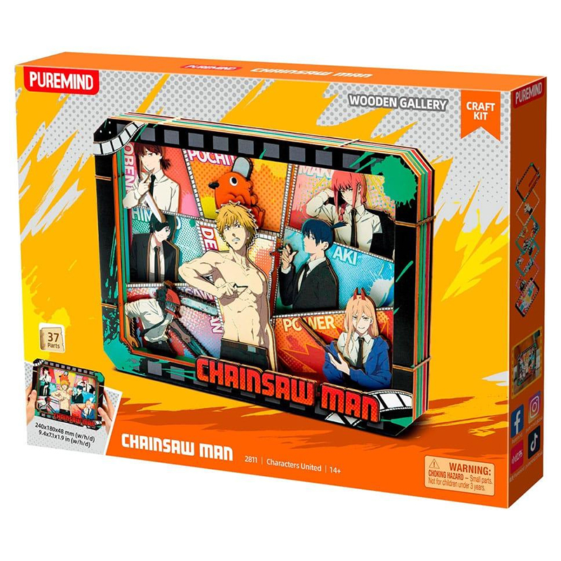 Chainsaw Man Puremind Wooden Gallery S Characters United