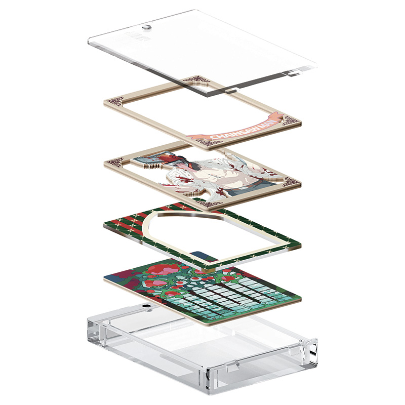 Chainsaw Man Puremind Mini Wooden Art Magnetic Case Blind Box Asst 10pcs