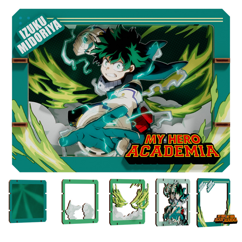 My Hero Academia Puremind Wooden Gallery S Blind Box Asst 6pcs