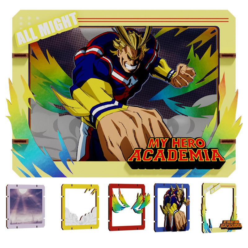 My Hero Academia Puremind Wooden Gallery S Blind Box Asst 6pcs