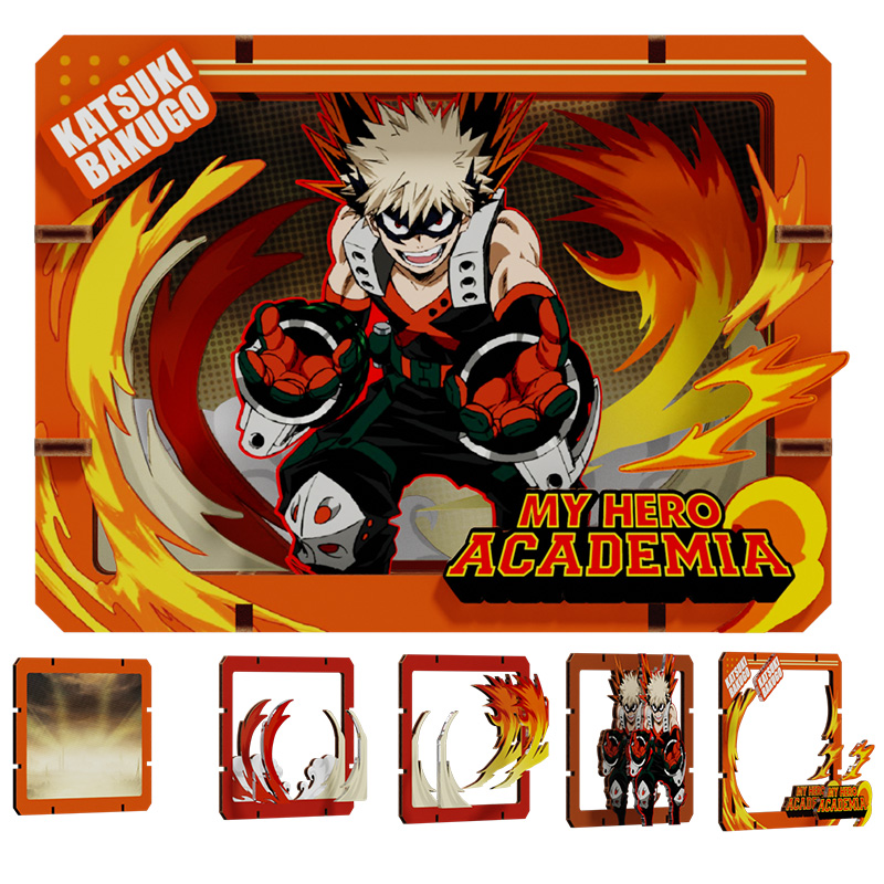 My Hero Academia Puremind Wooden Gallery S Blind Box Asst 6pcs