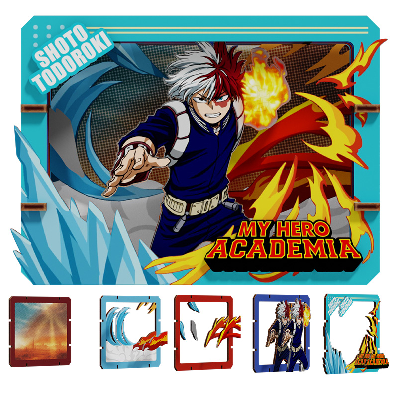 My Hero Academia Puremind Wooden Gallery S Blind Box Asst 6pcs