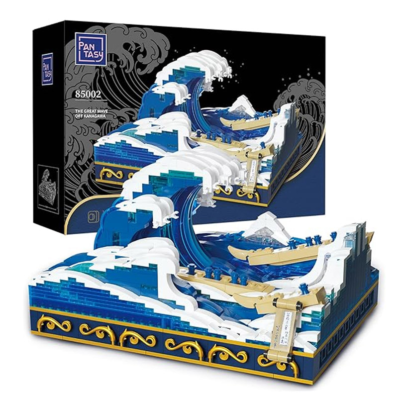 Japan Ukiyo-E Pantasy Kanagawa Surfing 15cm Set A Construire 