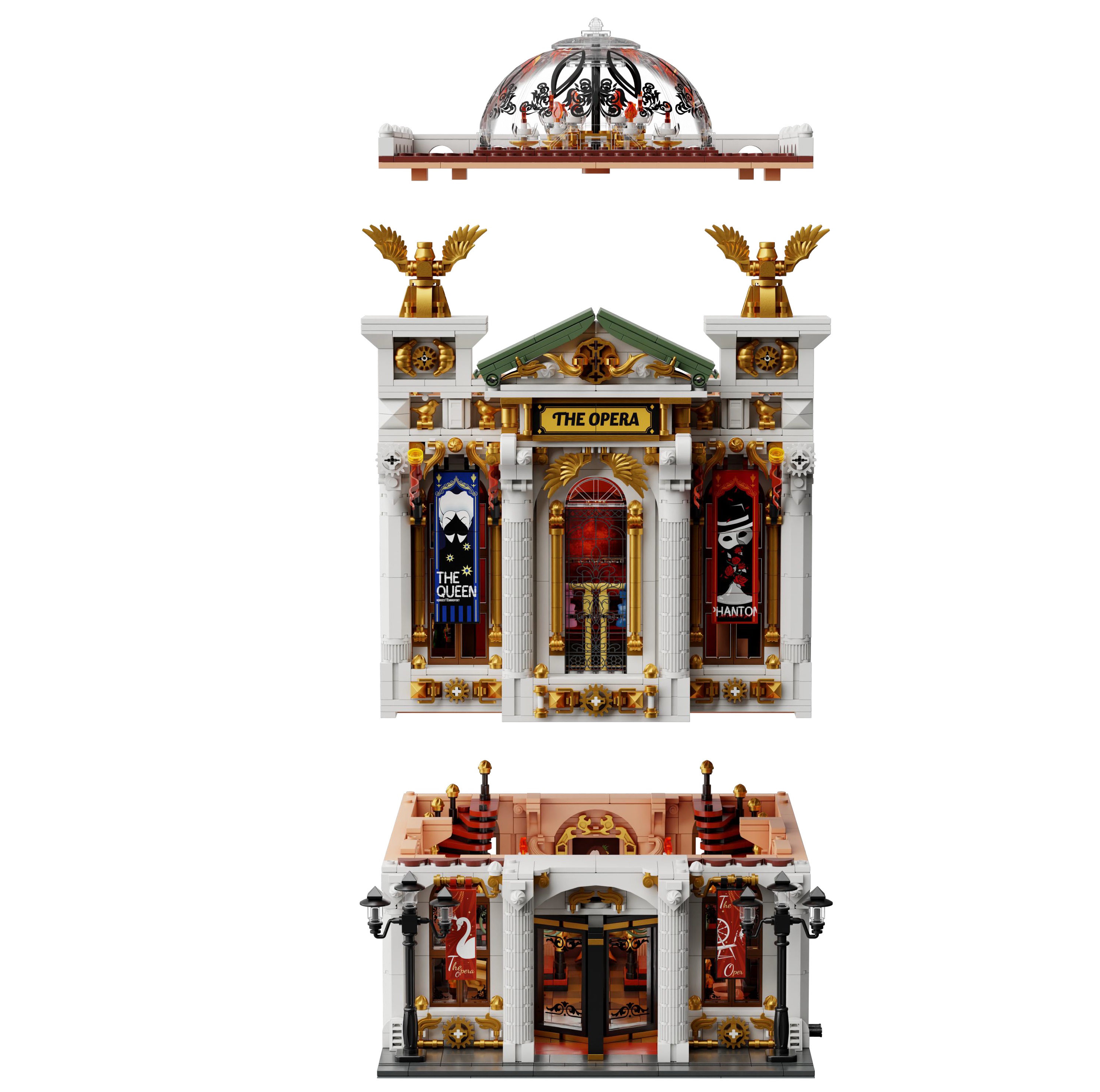 Retro Series Pantasy The Opera Building 36cm