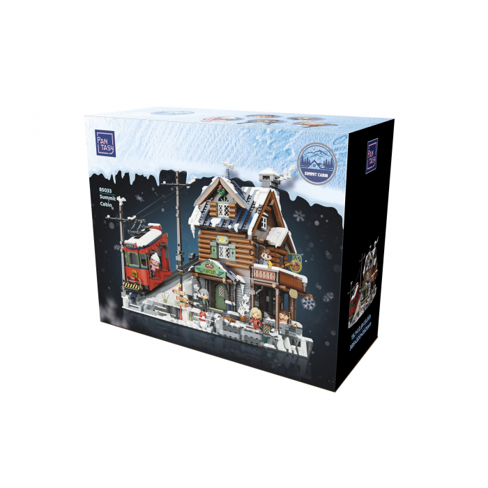 Retro Collection Pantasy Summit Cabin Chalet Des Montagnes 38cm