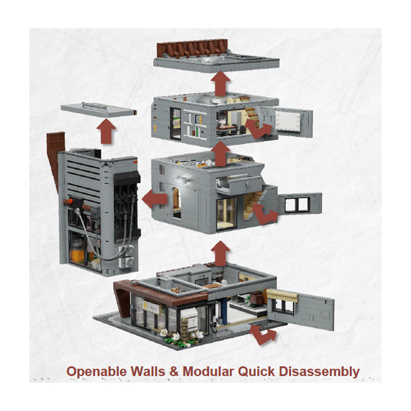 Retro Collection Pantasy  85041 Architecture Firm 3427pcs 30cm