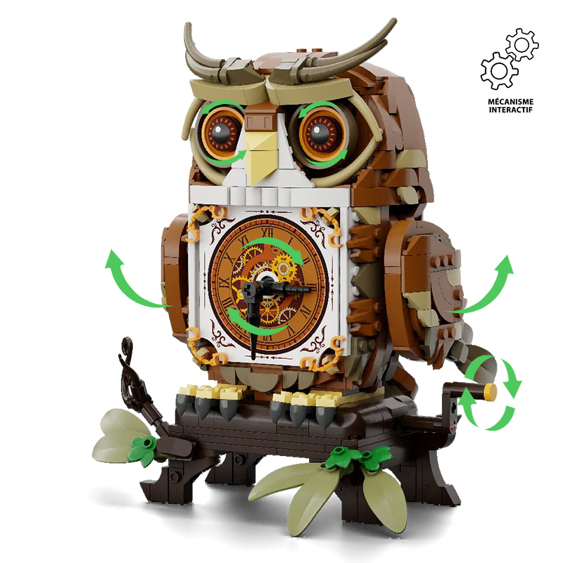 Retro Collection Pantasy 85051 Owl Clock