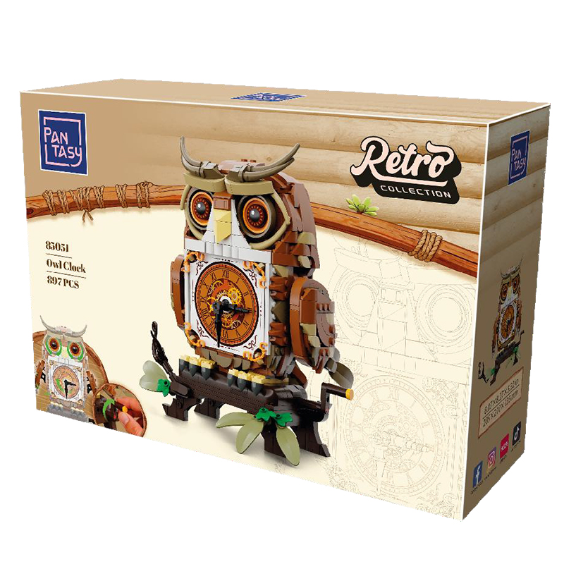 Retro Collection Pantasy 85051 Owl Clock