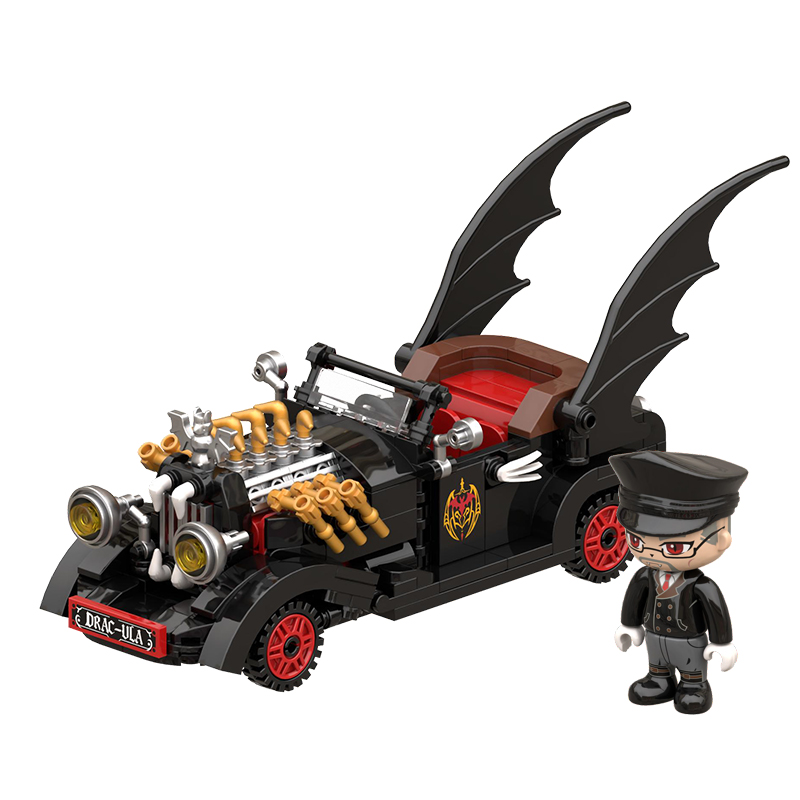 Holiday Series 85071 Halloween Vampire Vintage Car