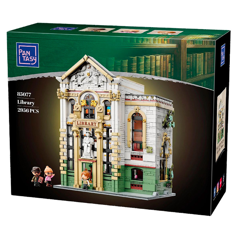 Modular Building Pantasy 85077 Library 35cm