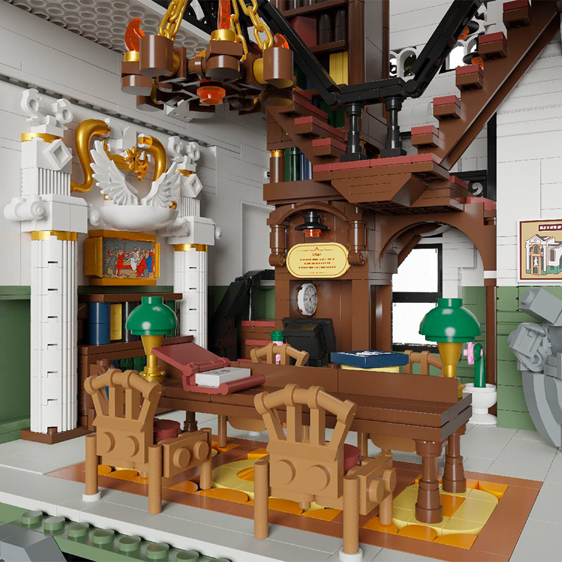 Modular Building Pantasy 85077 Library 35cm
