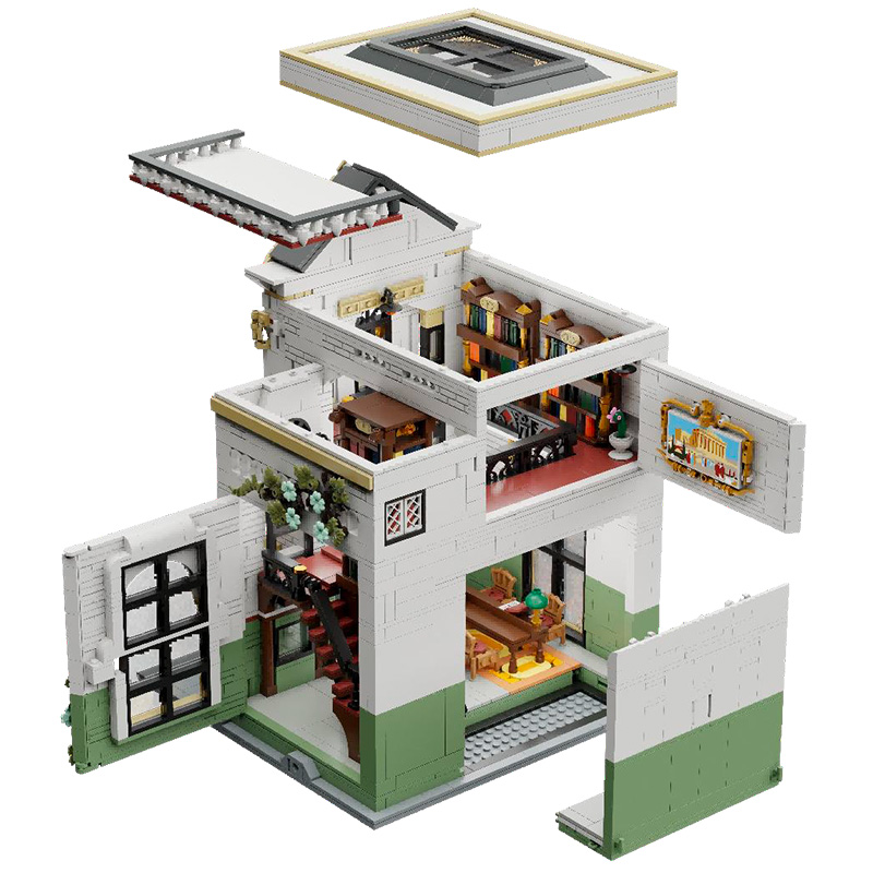 Modular Building Pantasy 85077 Library 35cm