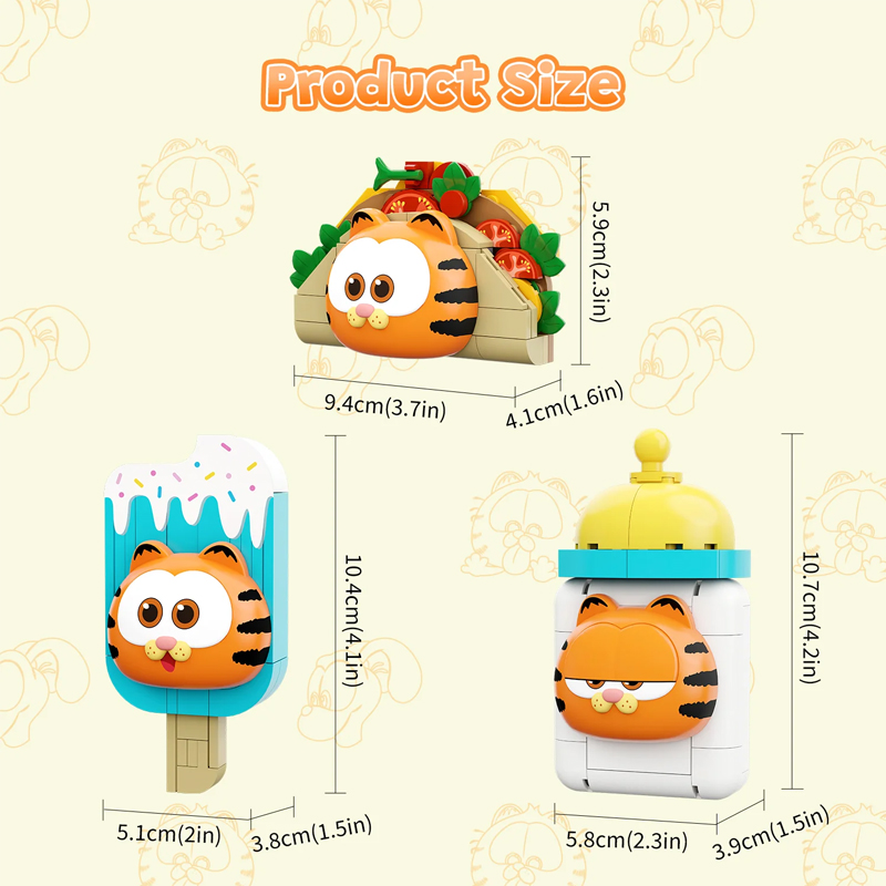 Garfield Fridge Magnet Series Pantasy 86819 Taco Fridge Magnet 10cm