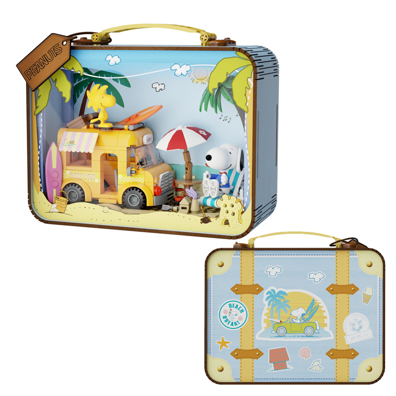 Snoopy Pantasy Snoopy's Suitcase 17cm