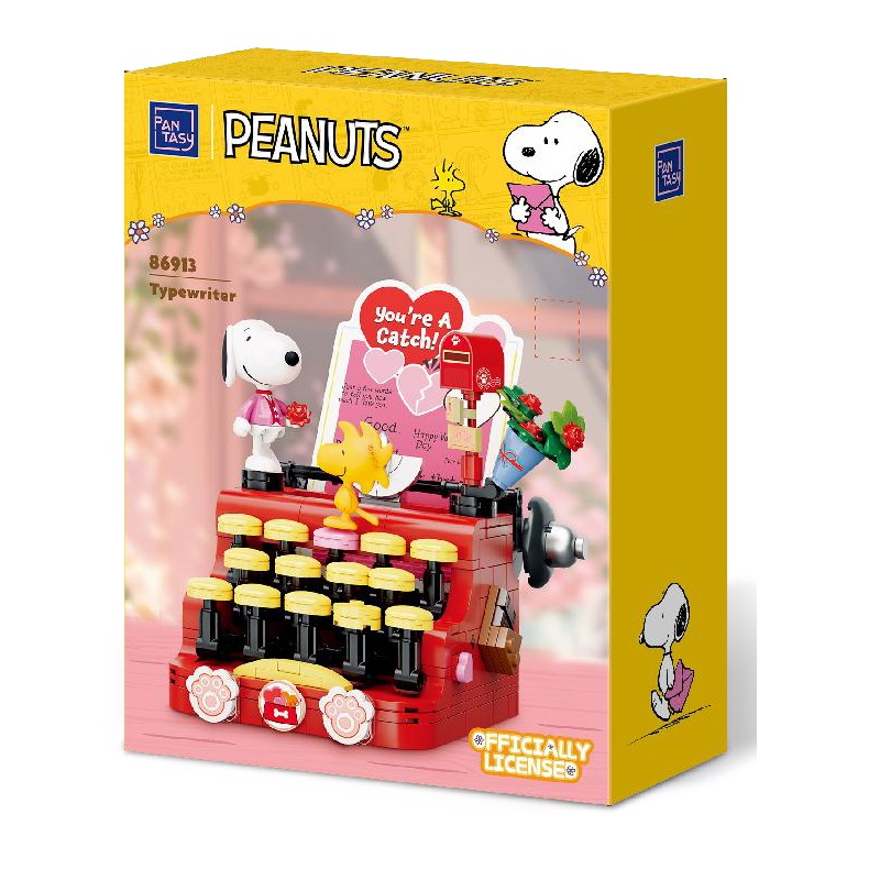 Snoopy Pantasy Retro Time Series Typewriter 18cm