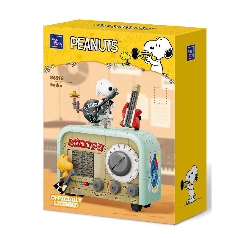 Snoopy Pantasy Retro Time Series Radio 16cm