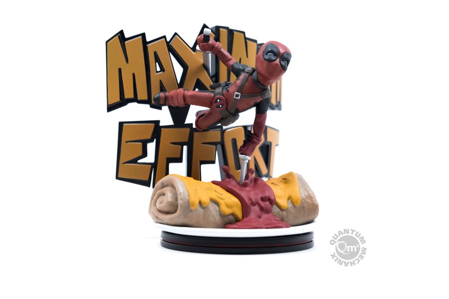 Marvel Qfig Max Deadpool Maximum Effort 14cm