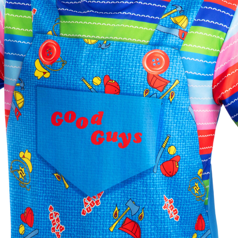 Chucky Horror Cosplay Top & Masque Adulte Chucky Taille Unique