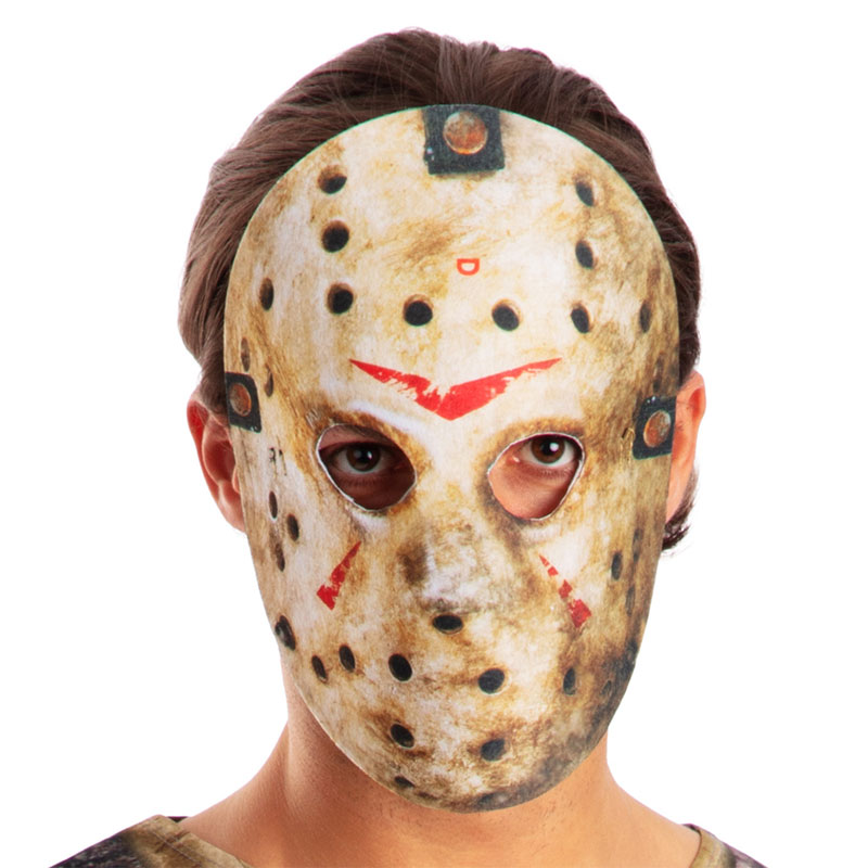 Friday The 13Th Horror Cosplay Top & Masque Adulte Jason Voorhees Taille Unique