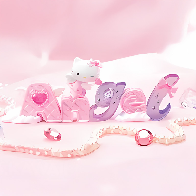 Hello Kitty Rement Words Collection  Asst 6pcs