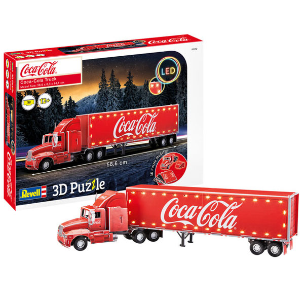 Coca Cola Puzzle 3D Truck Light Up