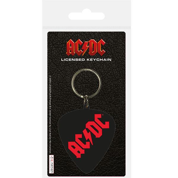 AC/DC Porte Cle Gomme Plectrum