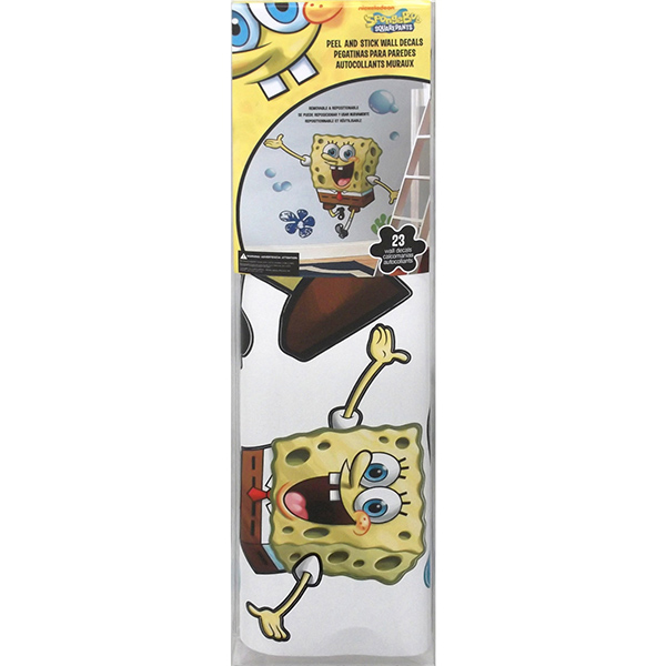 Nickelodeon Sticker Mural Geant Spongebob 96X76Cm