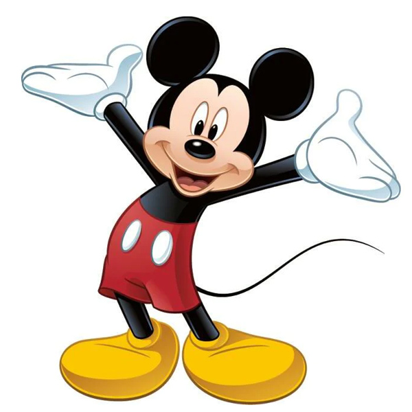 Disney Sticker Mural Geant Mickey & Friends Mickey Mouse 91X91cm