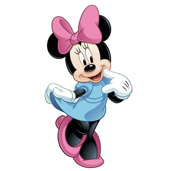 Disney Sticker Mural Geant Mickey & Friends Minnie Mouse 56X101cm