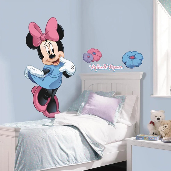 Disney Sticker Mural Geant Mickey & Friends Minnie Mouse 56X101cm