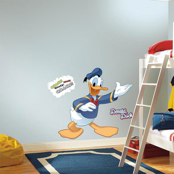 Disney Sticker Mural Geant Mickey & Friends  Donald Duck 99X94cm